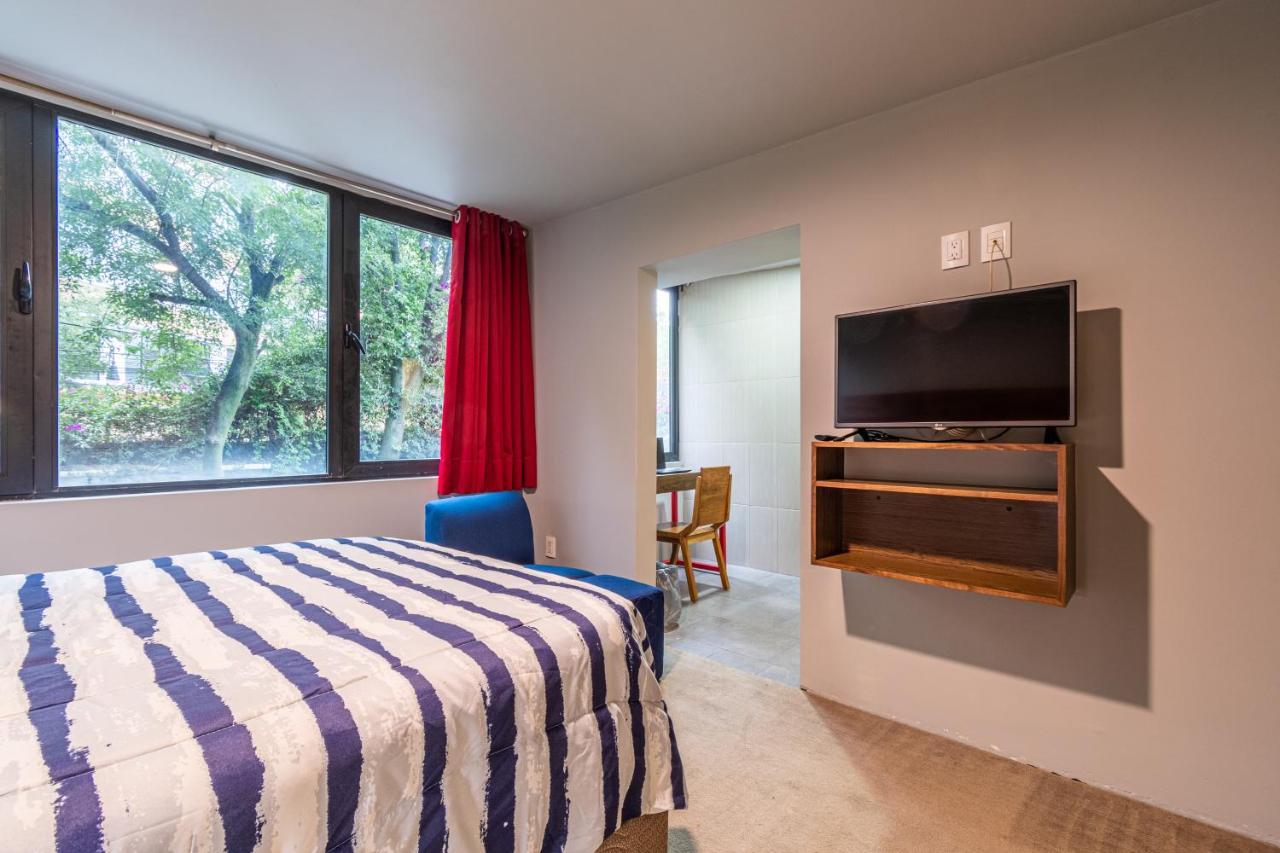 Terraza & Loft San Angel Apartment Kota Meksiko Bagian luar foto
